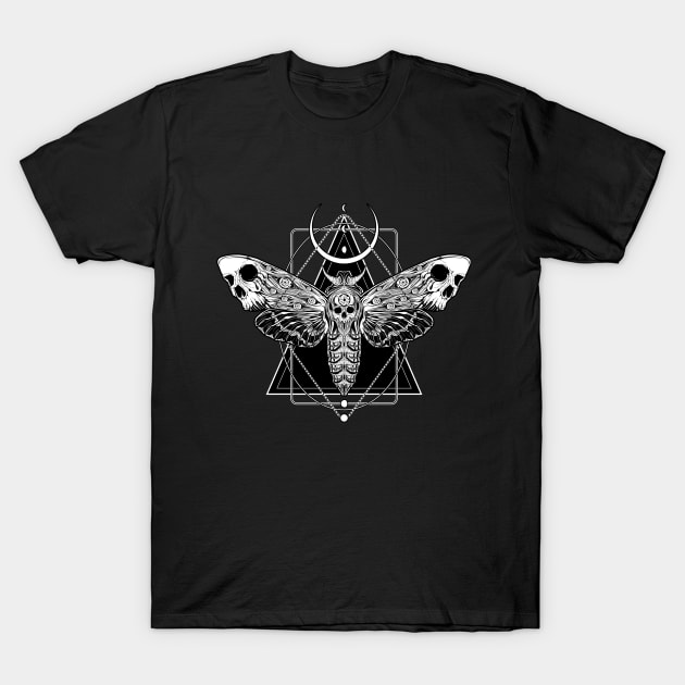 Surreal Death Moth T-Shirt by Von Kowen